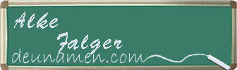 Alke Falger Visitenkarte